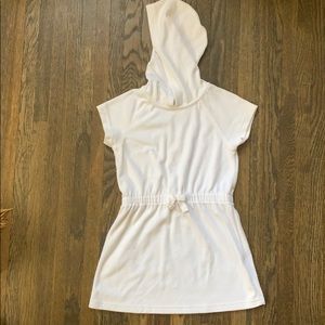 Hanna Andersson Terry cloth hooded swim coverup